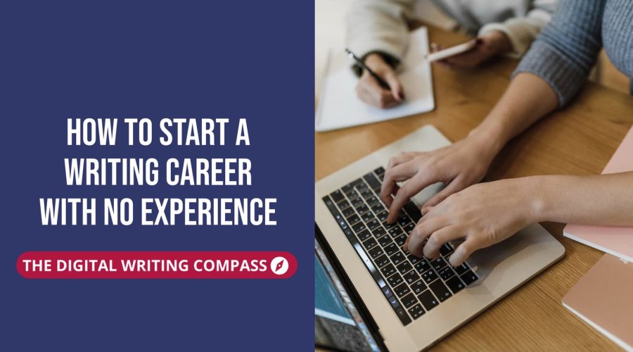 A modern home office setup perfect for starting a content writing career.