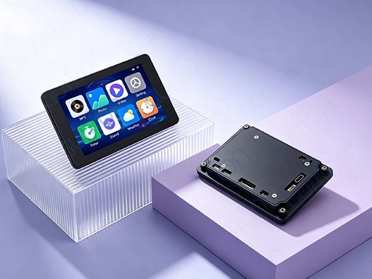 A professional checking their computer after successfully submitting project work.